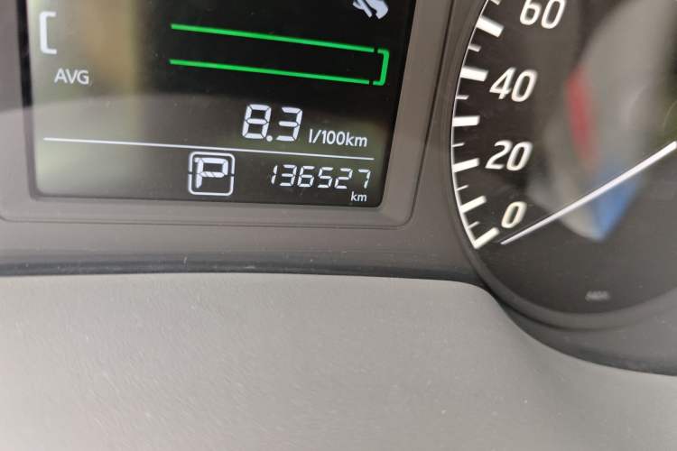 Used Nissan Sylphy 2012 1.6 XL CVT Luxury Edition Odometer Close Up