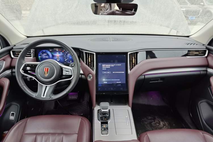 Used Hongqi HS7 PHEV 2024 2.0T PHEV Four-Wheel Drive Flagship Edition 7 Seats Center Console