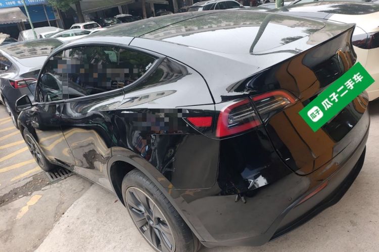 Used Tesla Model Y 2022 Revised Version Long-Range All-Wheel Drive Rear Left 45 Deg