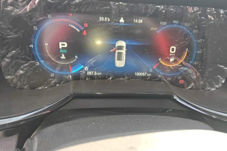 Used GAC Trumpchi GS8 2021 390T Two-Wheel Drive Luxury Smart Connect & Drive Edition (7 Seats) Odometer Close Up