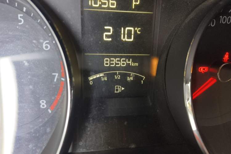 Used Volkswagen Lavida 2017 230TSI DSG Comfort Edition Odometer Close Up