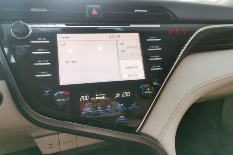 Used Toyota Camry 2019 2.5G Luxury Edition China VI Standard Audio And AC Panel