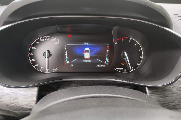 Used BAIC Changhe Q35 2018 1.5L Automatic Cool Edition Odometer Close Up