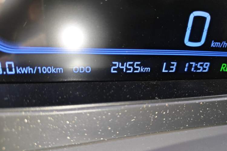 Used Geely Galaxy Panda 2025 210km Panda Kart Odometer Close Up