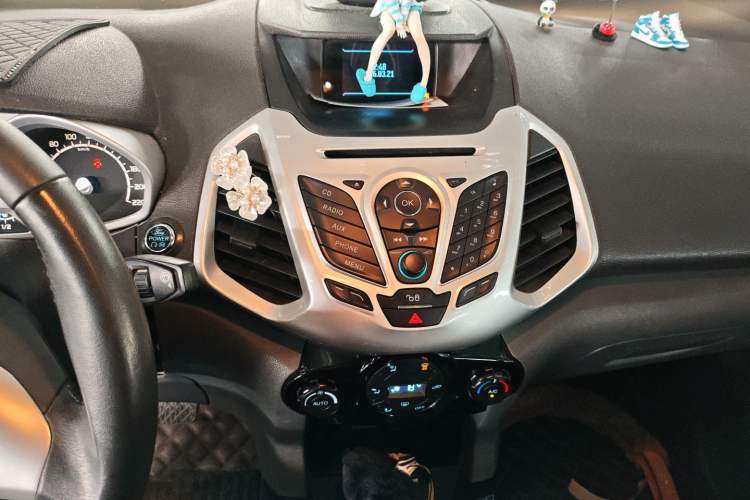 Used Ford EcoSport 2013 1.5L Automatic Prestige Model Audio And AC Panel