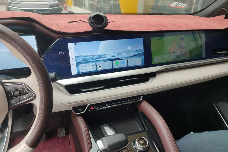 Used Geely Auto Monjaro L 2021 2.0TD DCT EVO Two-Wheel Drive Prestige Version Audio And AC Panel