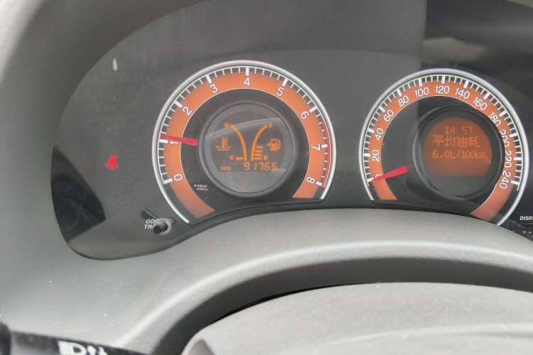 Used BYD L3 2012 1.5L Manual Comfort Edition Odometer Close Up