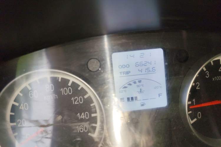 Used Jinbei Hiace X30 2021 1.5L Standard Version Air-Conditioner-Free Van China VI Emission Standard SWC15M Odometer Close Up