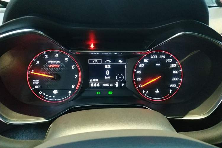 Used Chevrolet Trailblazer 2019 435T RS Automatic All-Wheel-Drive Huanrui Edition China VI Standard Instrument Cluster