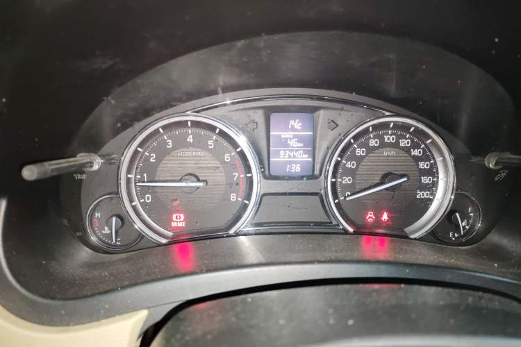 Used Suzuki Alivio 2015 1.6L Manual Comfort Model Instrument Cluster