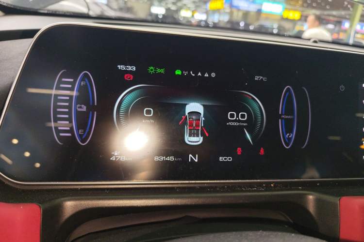 Used ORA Good Cat GT 2022 Mulan Edition 480km Long-Range续航 Instrument Cluster