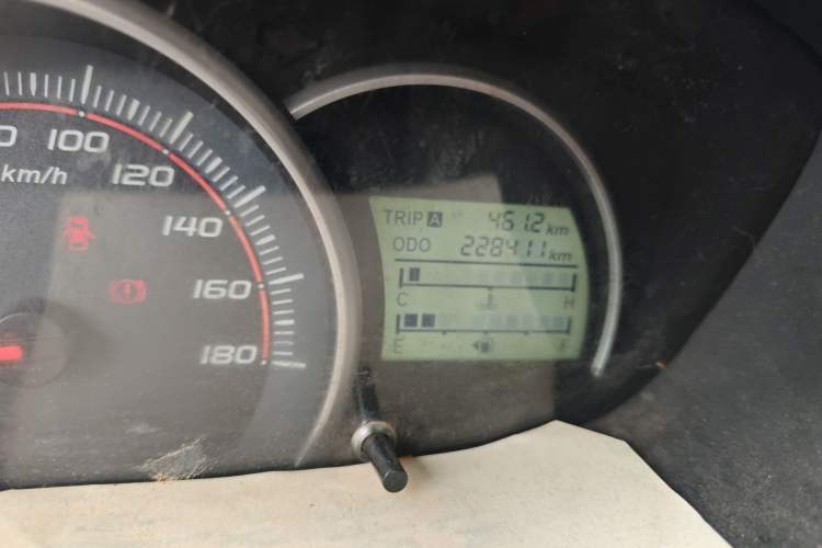 Used CHANGAN OSHAN Olisway 2013 1.2L Manual Elite Model Odometer Close Up