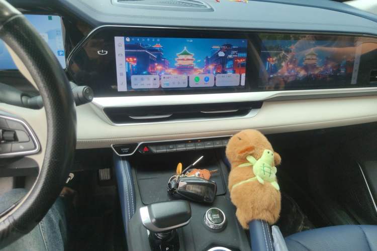 Used Geely Auto Monjaro L 2022 1.5T Leishen Hi·F Plug-in Hybrid Super Xun Audio And AC Panel