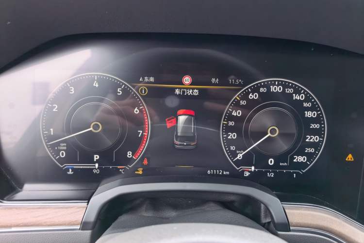 Used Volkswagen Touareg 2019 3.0 TSI RuiFeng Edition China VI Standard Instrument Cluster