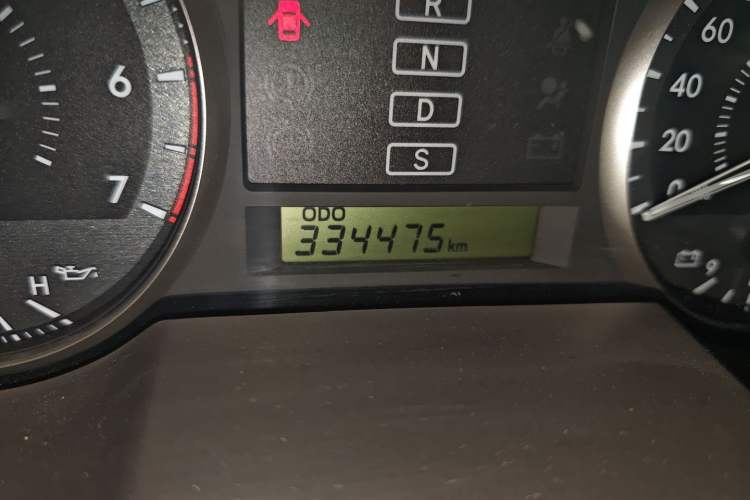 Used Toyota Land Cruiser 2012 4.0L Automatic VX Odometer Close Up