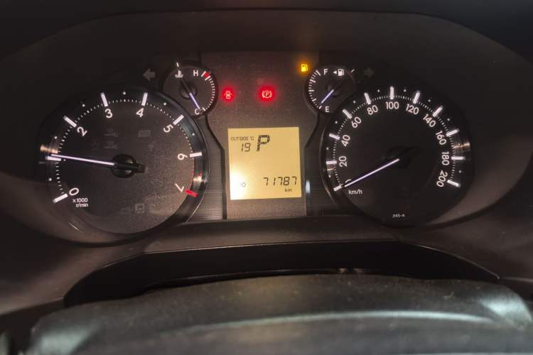 Used Toyota Prado 2018 3.5L Automatic SX Odometer Close Up