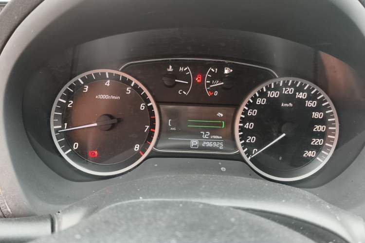 Used Nissan Sylphy 2021 Classic 1.6XL CVT Luxury Edition Odometer Close Up