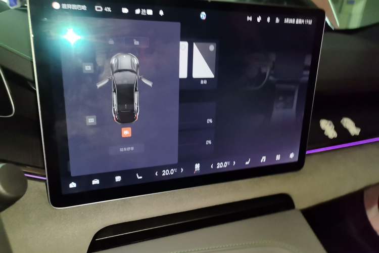 Used Zeekr 001 2023 WE Edition 100 kWh Audio And AC Panel