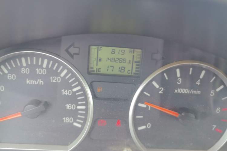 Used BAIC Weiwang 205 2013 1.0L Joy version Odometer Close Up