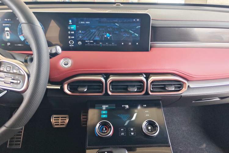 Used JETOUR X70 PLUS 2021 1.6T DCT Base 5-Seater Audio And AC Panel