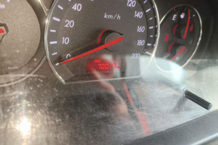 Used CHANGAN Alsvin V3 2012 1.3L Manual Comfort Version China V Standard Odometer Close Up