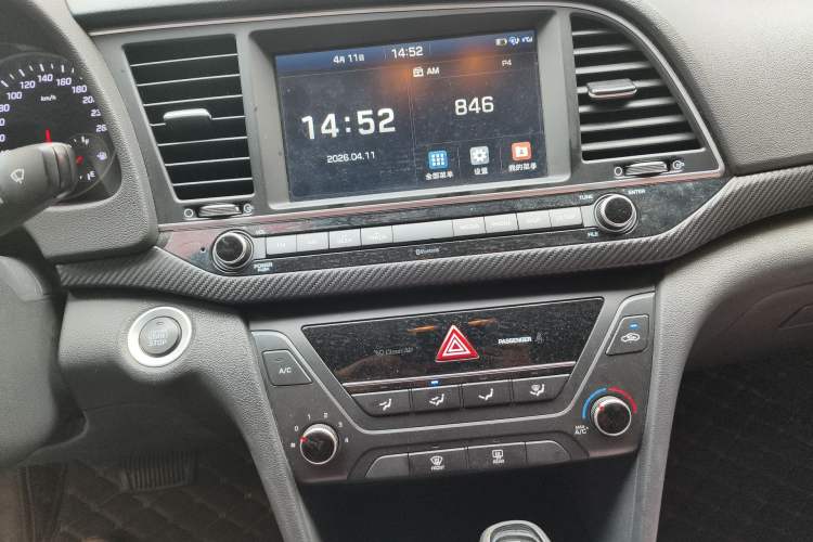 Used Hyundai Elantra (6th Generation / Lingdong) 2018 1.4T Dual-Clutch Xuan Dong · Dynamic Edition Audio And AC Panel