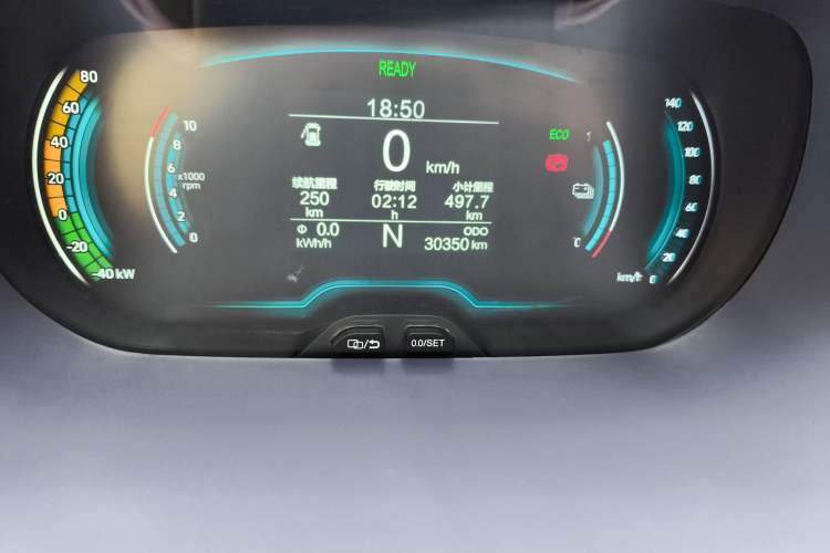 Used Chery Little Ant 2022 Me 301km Romance Phosphate Lithium-Iron Odometer Close Up