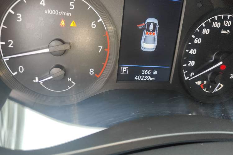 Used Nissan Teana 2021 2.0L XL Comfort Edition Odometer Close Up