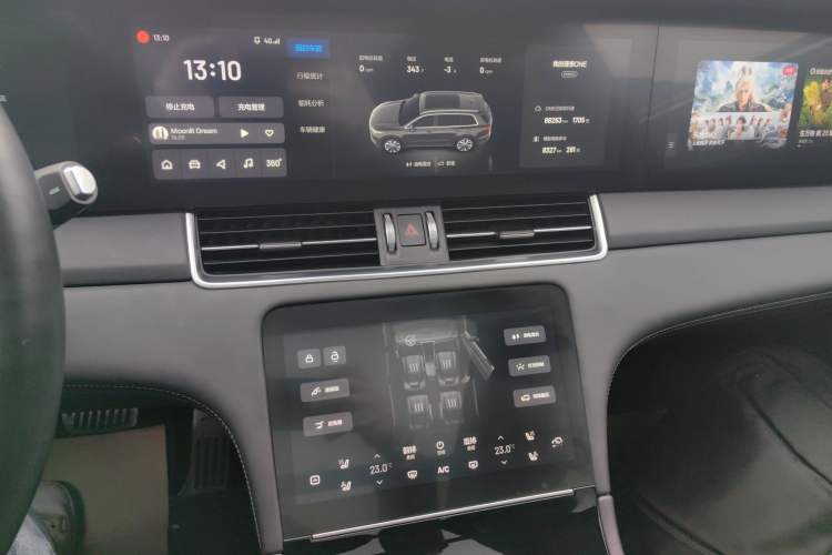 Used Li Auto ONE 2020 Extended-Range 6-Seater Version Audio And AC Panel