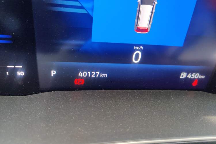 Used Jetta VS7 2022 280TSI Automatic Enjoyment Edition Odometer Close Up