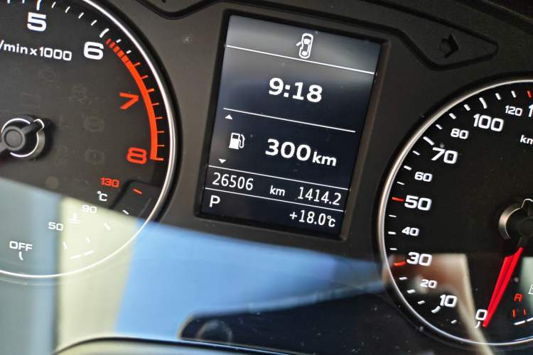 Used Audi Q2L 2020 35 TFSI Fashion Dynamic Model Odometer Close Up