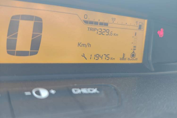 Used Citroen C-Quatre 2012 Sedan 1.6L Automatic Prestige Model Odometer Close Up