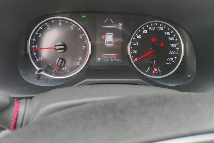 Used Toyota Wildlander 2022 2.0L CVT Two-Wheel Drive Luxury PLUS Edition Odometer Close Up