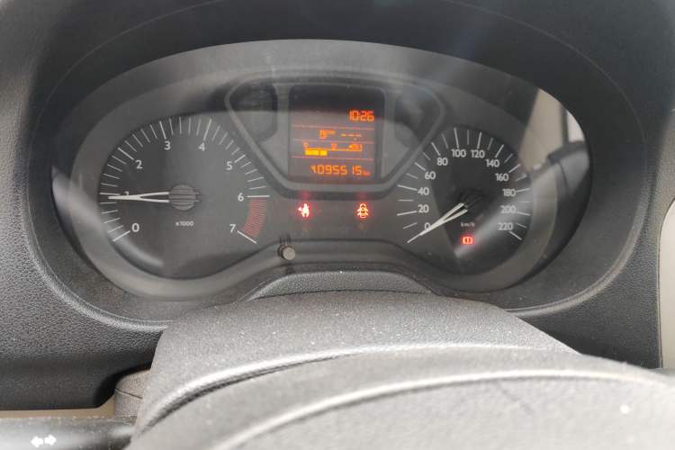 Used Citroen Elysee 2013 Sedan Classic 1.6L Manual Luxury Model Odometer Close Up