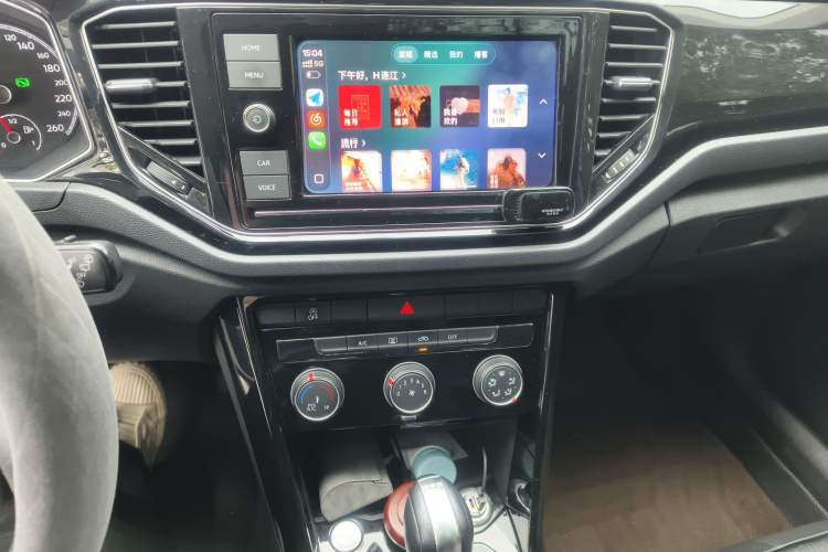 Used Volkswagen T-ROC 2019 280TSI DSG Two-Wheel Drive Comfort Version China VI Standard Audio And AC Panel