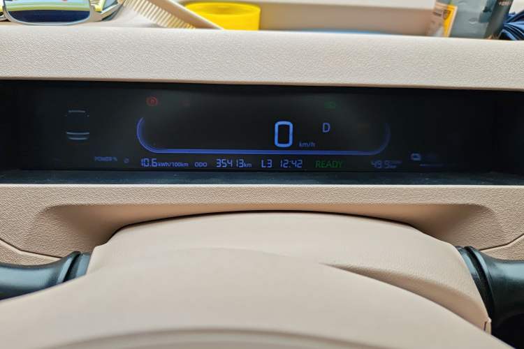 Used Geely Galaxy Panda 2023 Panda Mini 200km Endurance Bear Odometer Close Up