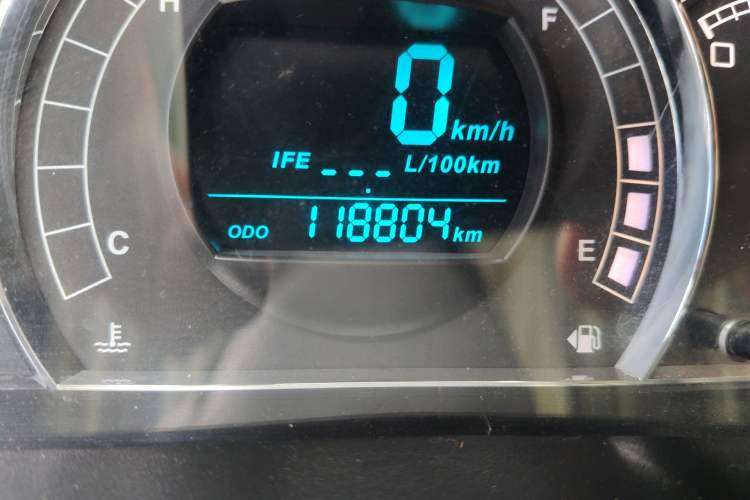 Used Great Wall M4 2012 1.5L Manual Luxury Version Odometer Close Up