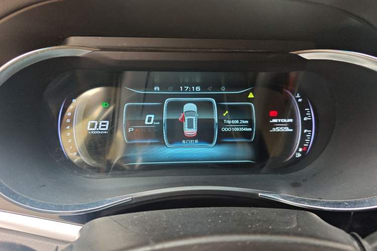 Used JETOUR X90 2019 1.5T Automatic Enjoyment Model 5 Seats China V Emission Standard Instrument Cluster