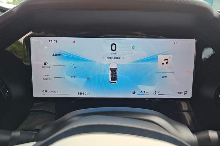 Used Geely Auto Monjaro L 2024 2.0TD High-Power Automatic Two-Wheel Drive Yunqi Version Instrument Cluster