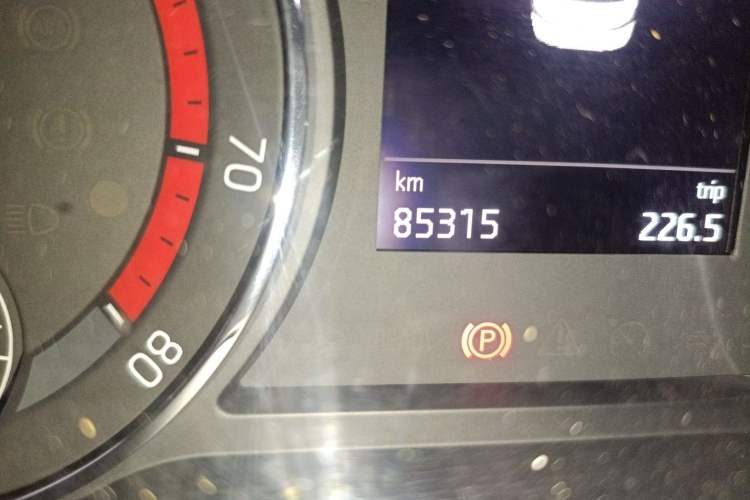 Used Skoda Octavia 2021 PRO TSI280 DSG Luxury Edition Odometer Close Up