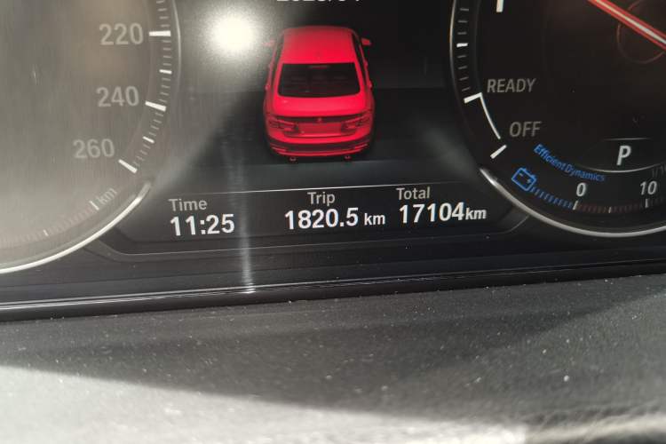 Used BMW 3 Series 2018 320Li Leading Luxury Package Odometer Close Up