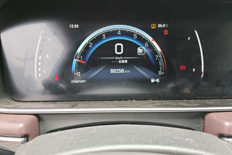 Used GAC Trumpchi M6 2021 270T DCT Luxury Edition (7 Seats) Odometer Close Up