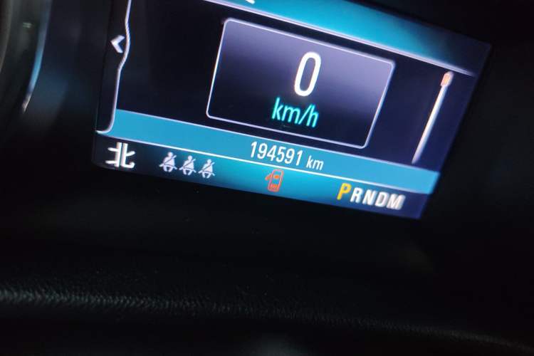 Used Buick Regal 2017 20T Luxury Model Odometer Close Up