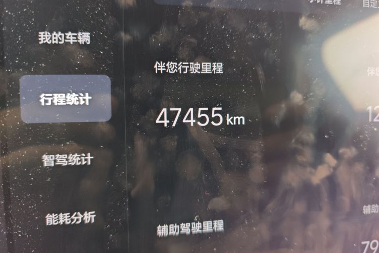 Used Li Auto L8 2023 Max model Odometer Close Up