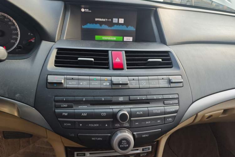 Used Honda Accord 2010 2.4L LX Audio And AC Panel