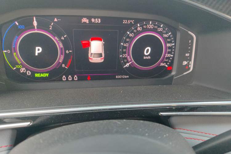 Used Volkswagen Tiguan L New Energy 2022 430 PHEV Plug-in Hybrid Flagship Edition Odometer Close Up