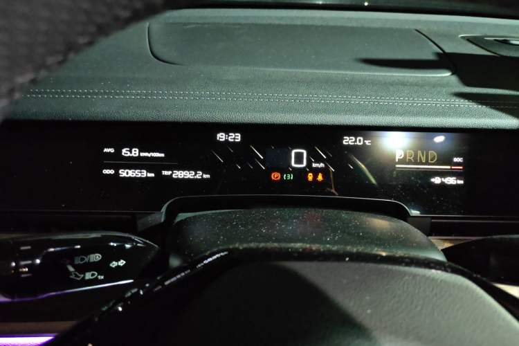 Used NETA S 2023 Pure Electric 520km Rear-Drive Lite Version Instrument Cluster