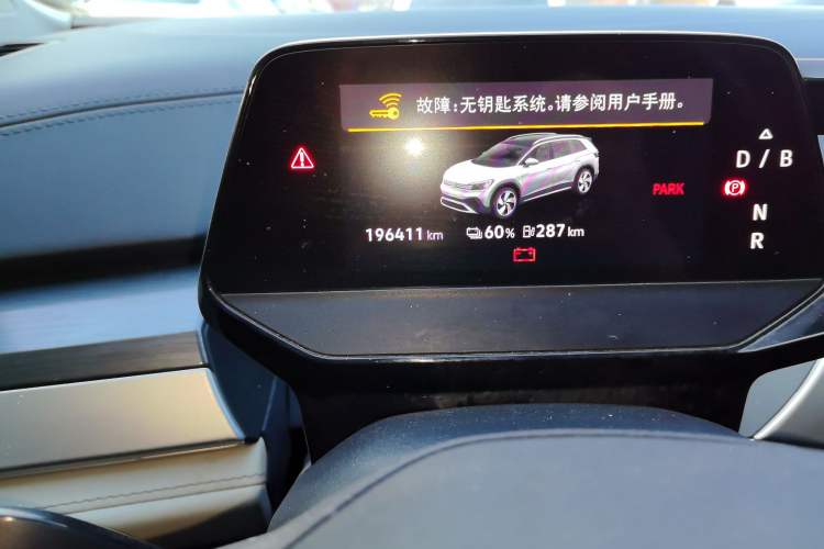 Used Volkswagen ID.6 CROZZ 2021 Long-Range PURE+ Edition Odometer Close Up