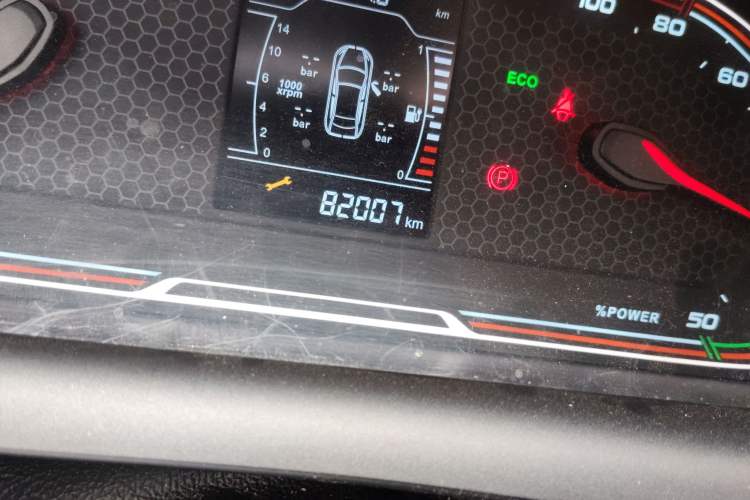 Used Chery New Energy Tiggo 3xe 2018 480 Comfort Edition Odometer Close Up