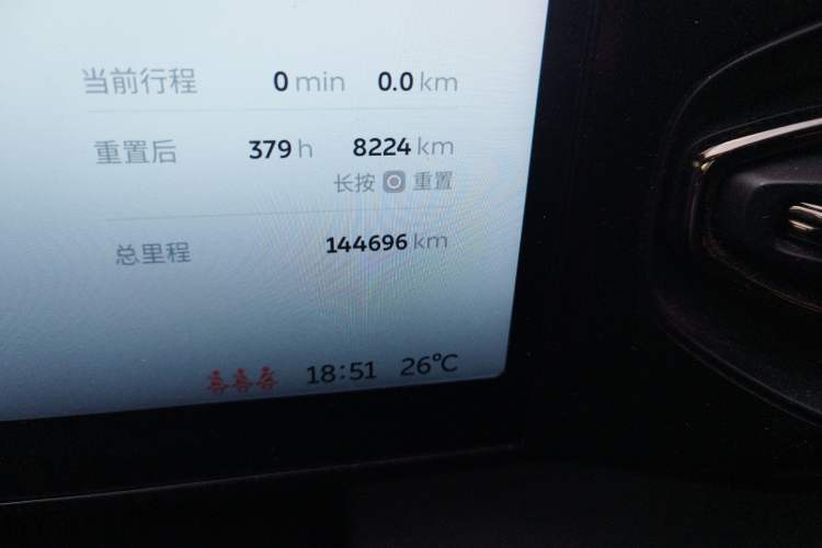 Used Nio ES6 2020 420 km Sport Edition Odometer Close Up